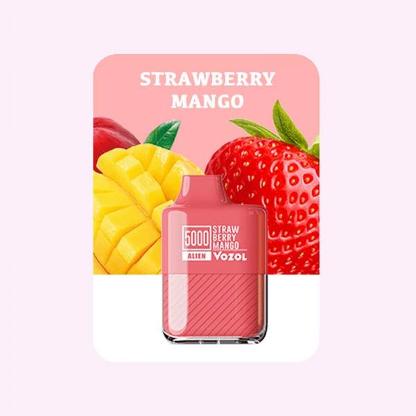 Vozol Alien 5000 Strawberry Mango Pod
