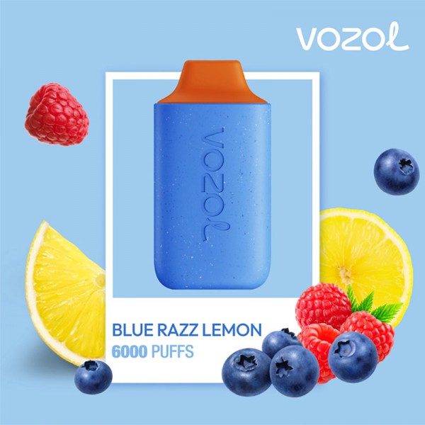 Vozol Star 6000 Disposable Blue Razz Lemon Pod